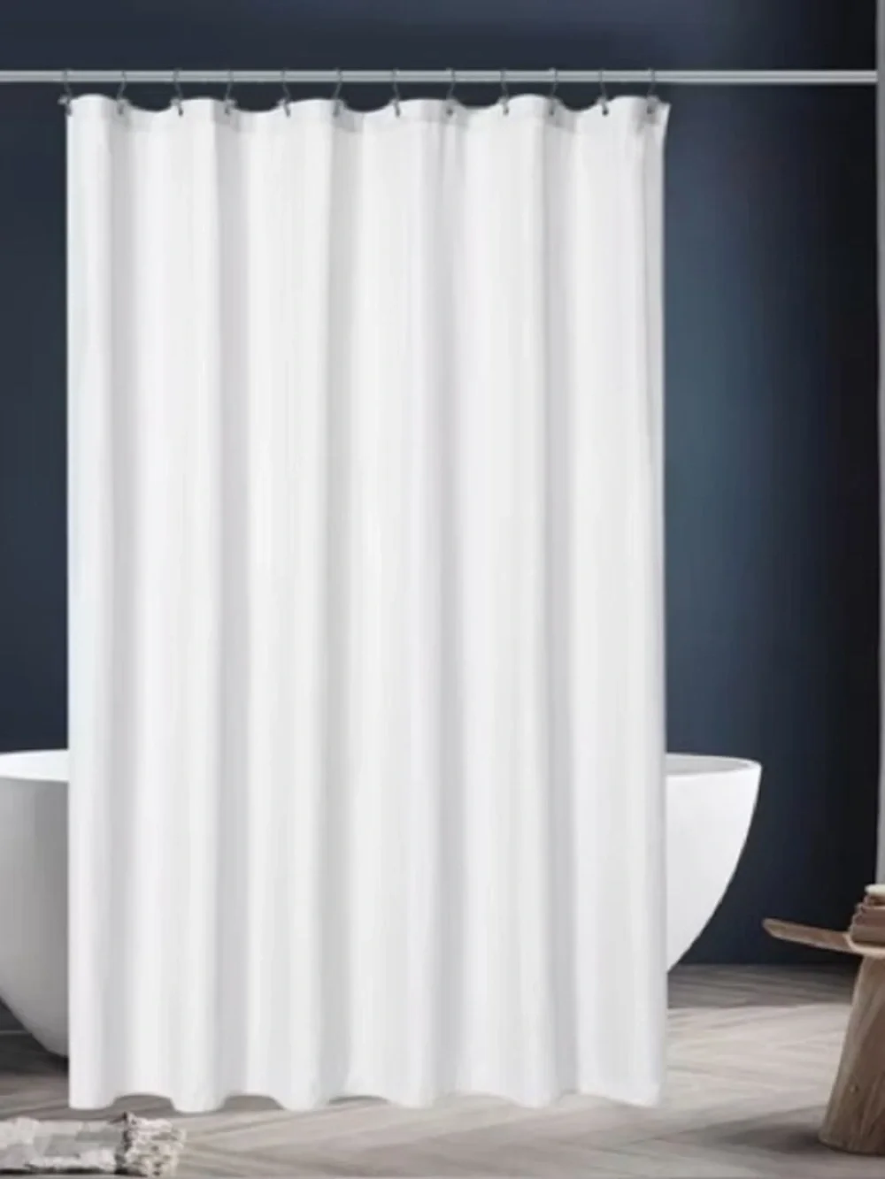 Made by Design Shower Curtain Liner White Fabric